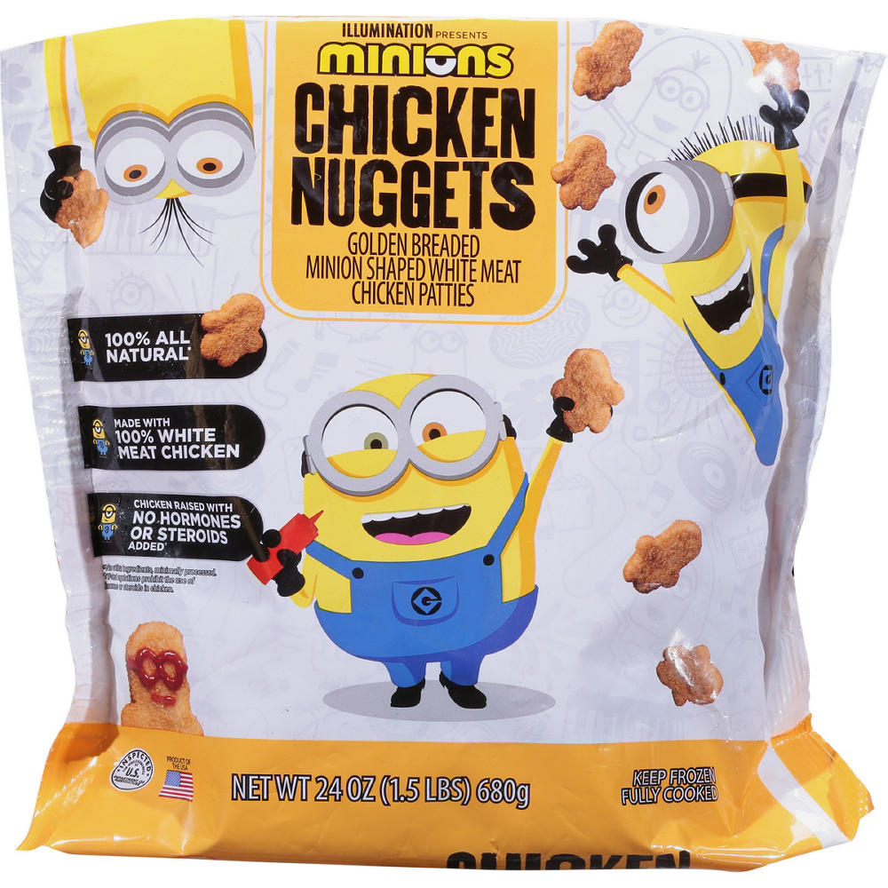 John Soules Foods Fully Cooked Frozen Chicken Nuggets - Minions, 24 oz