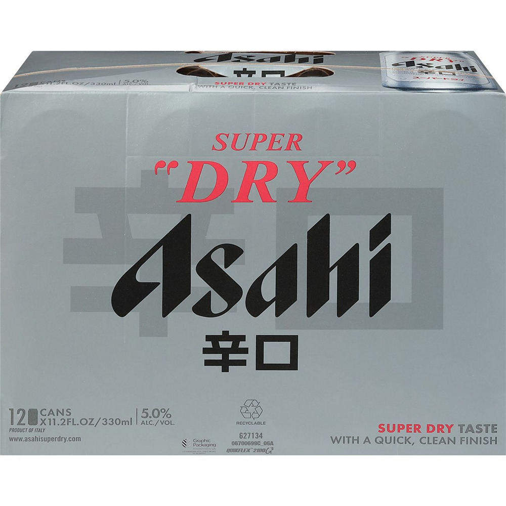 Asahi Super Dry Beer 12 pk Cans, 11 oz