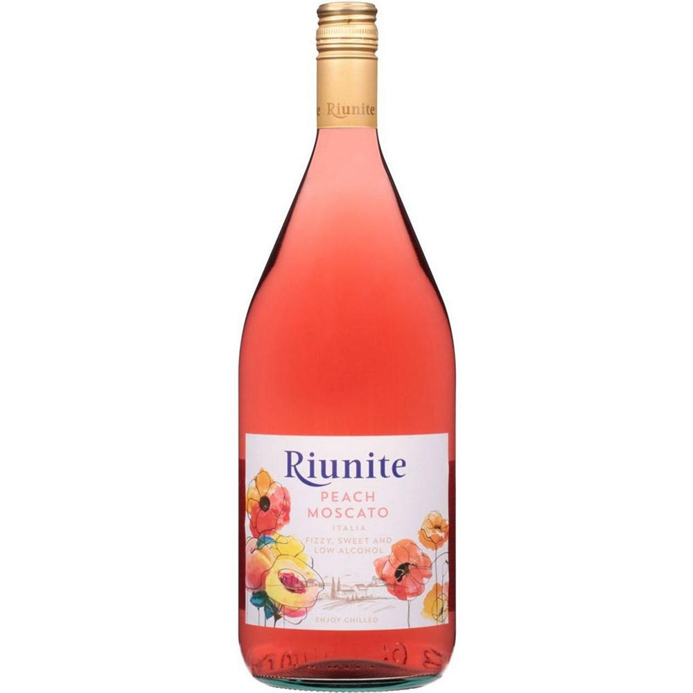 Riunite Peach Moscato Italy White Wine, 1.5 L
