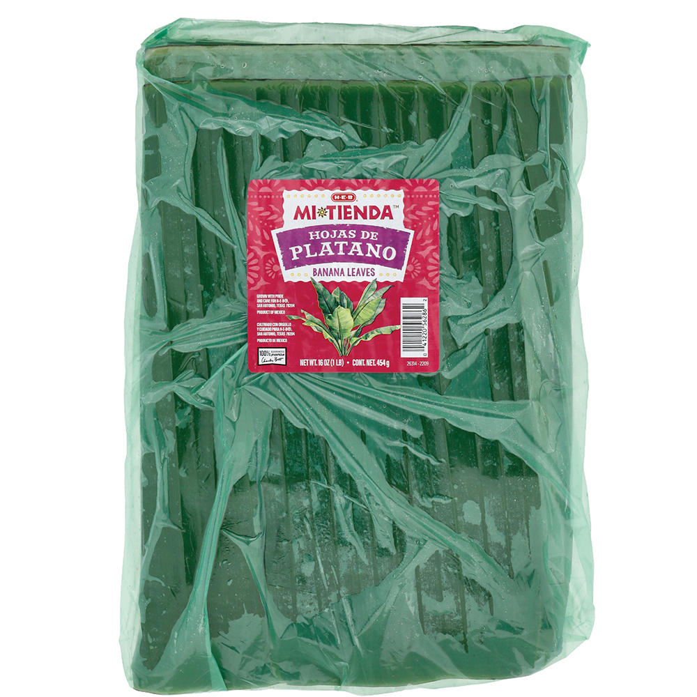 H-E-B Mi Tienda Hojas de Platano Banana Leaves, 1 lb