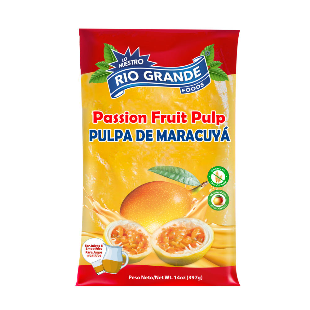 Rio Grande Foods Pulpa de Maracuyá, 14 oz