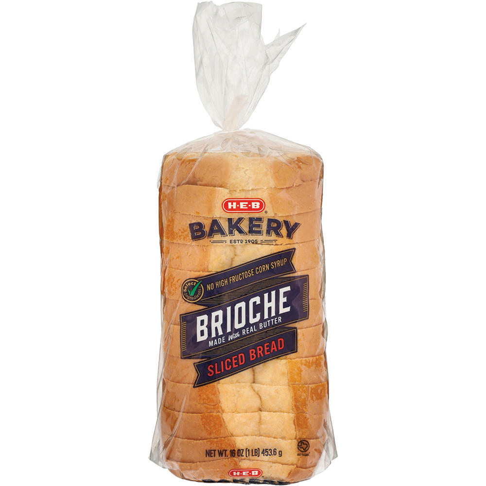 H-E-B Bakery Butter Brioche Sliced Bread, 16 oz