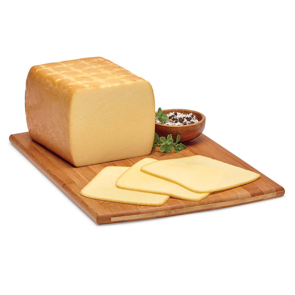 H-E-B Deli Post Oak Smoked Muenster Cheese, Custom Sliced, lb