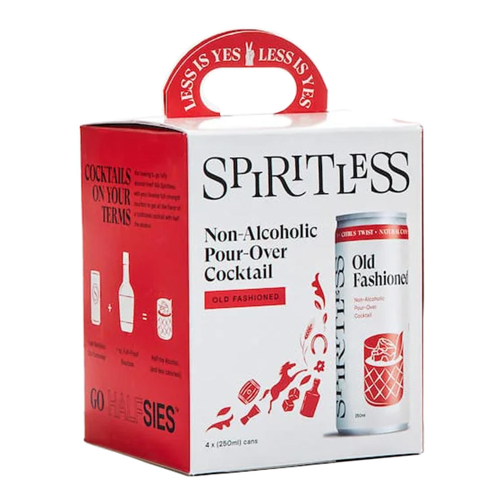 Spiritless Non-Alcoholic Old Fashioned 4 pk Cans, 250 mL