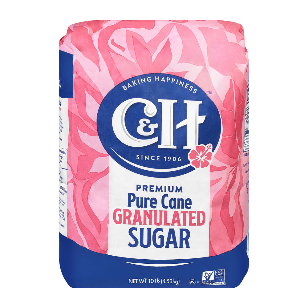 C&H Premium Pure Cane Granulated Sugar, 10 lbs