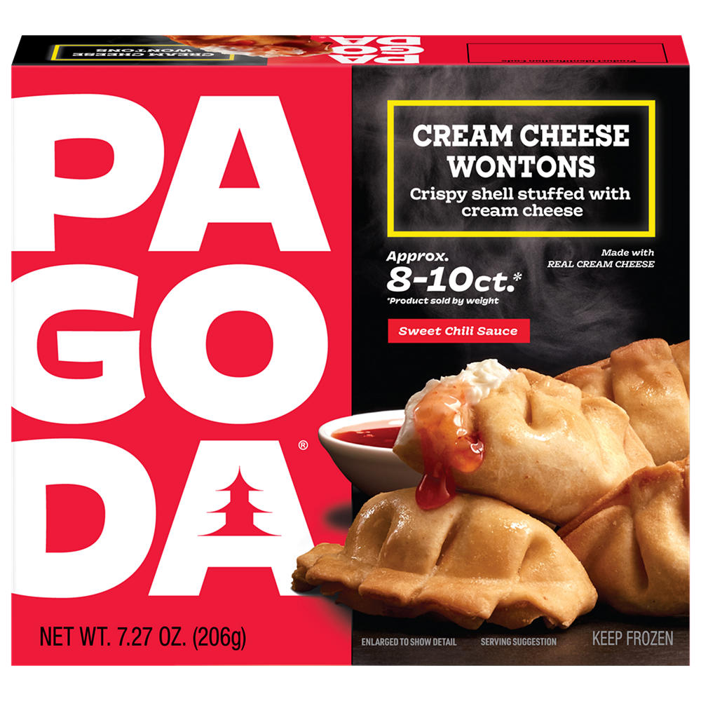 Pagoda Frozen Cream Cheese Wontons & Sweet Chili Sauce, 7.26 oz