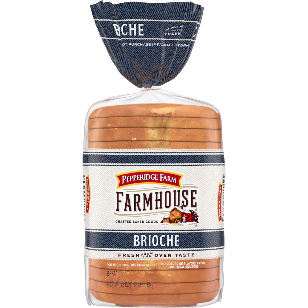 Pepperidge Farm Farmhouse Brioche Sliced Bread, 22 oz