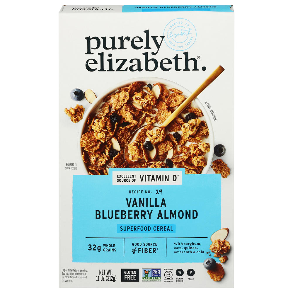 Purely Elizabeth Vanilla Blueberry Almond Cereal, 11 oz