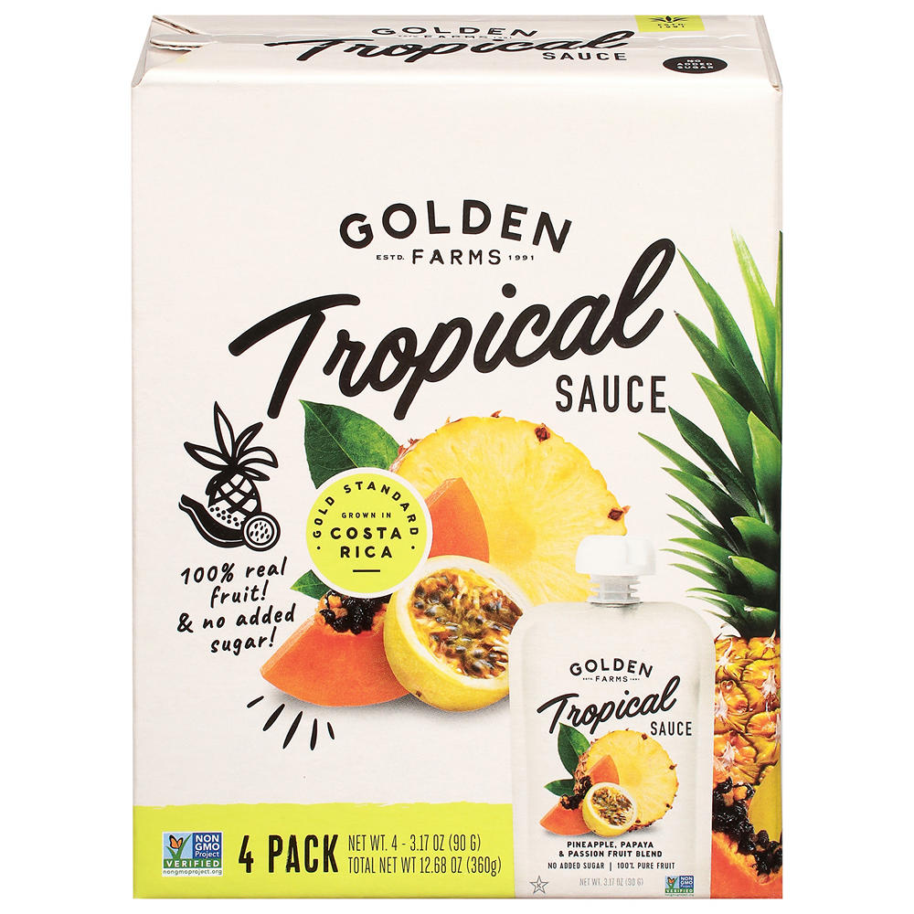Golden Farms Tropical Sauce Pouches, 4 ct