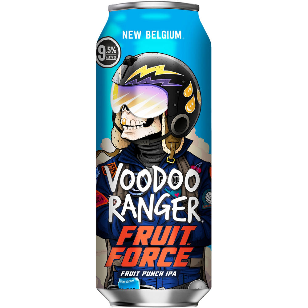 New Belgium Voodoo Ranger Fruit Force IPA Craft Beer, 19.2 oz