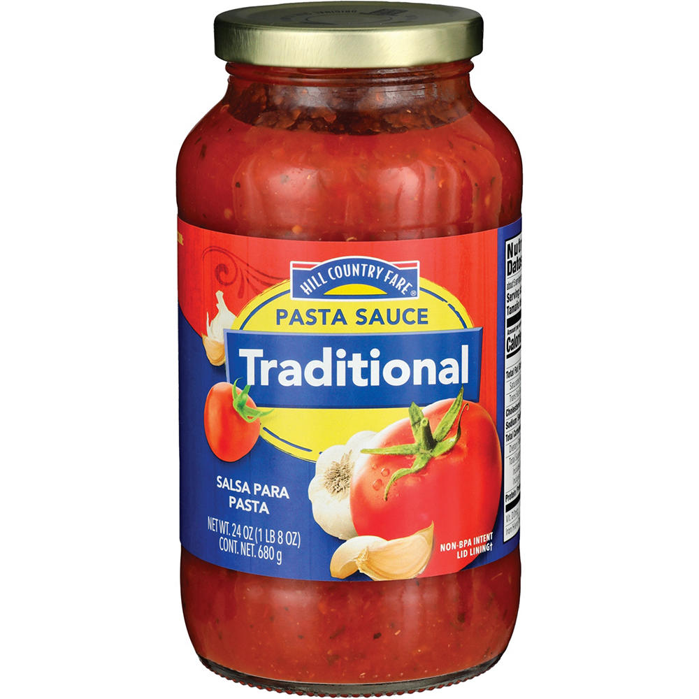 Hill Country Fare Pasta Sauce - Traditional, 24 oz