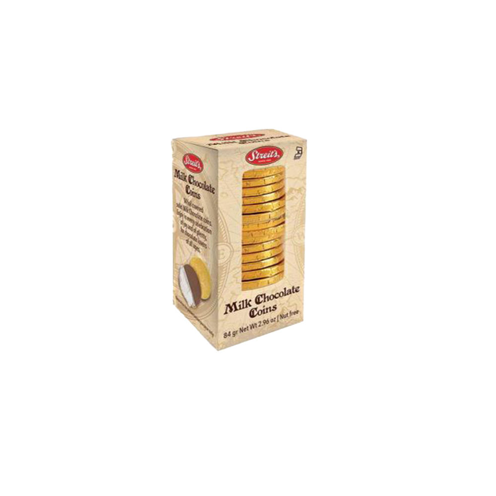 Streit's Kosher Nut Free Milk Chocolate Coins, 2.96 oz