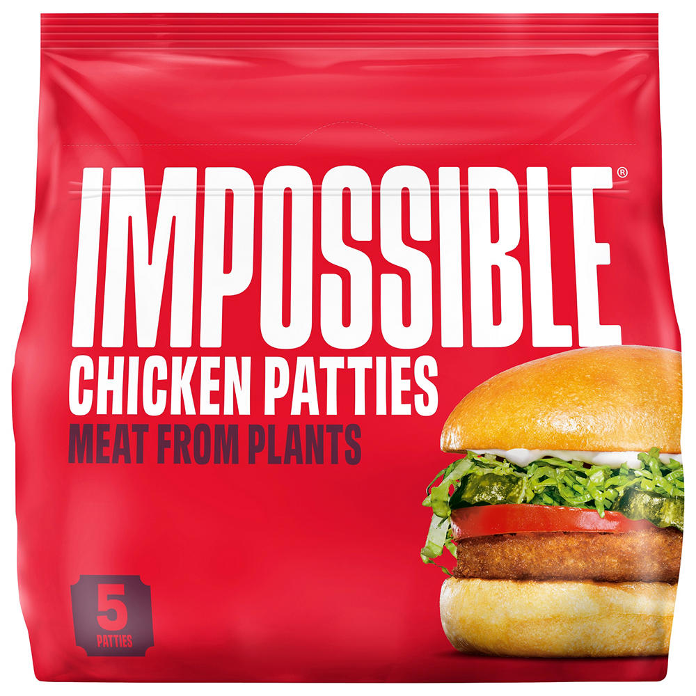 Impossible Chicken Patties Meat from Plants, 5 ct
