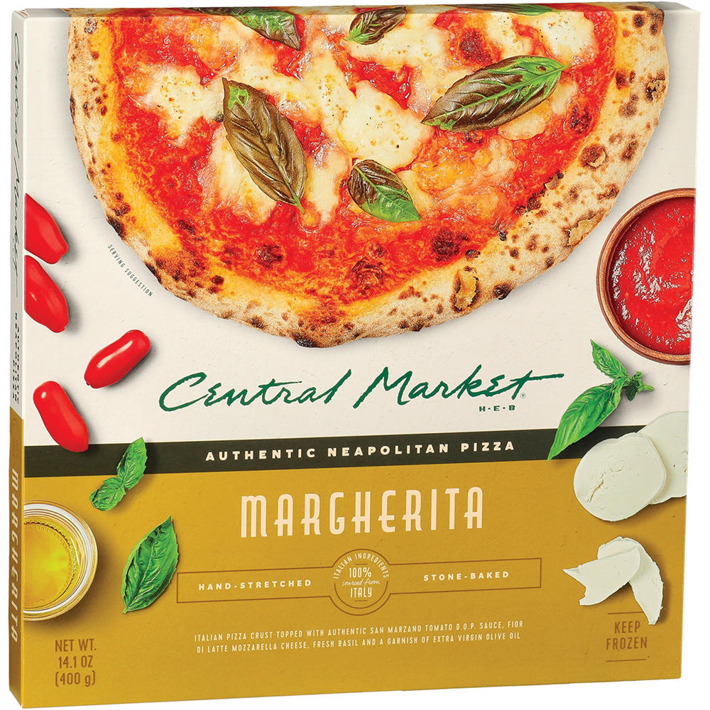 Central Market Frozen Pizza - Margherita, 14.1 oz