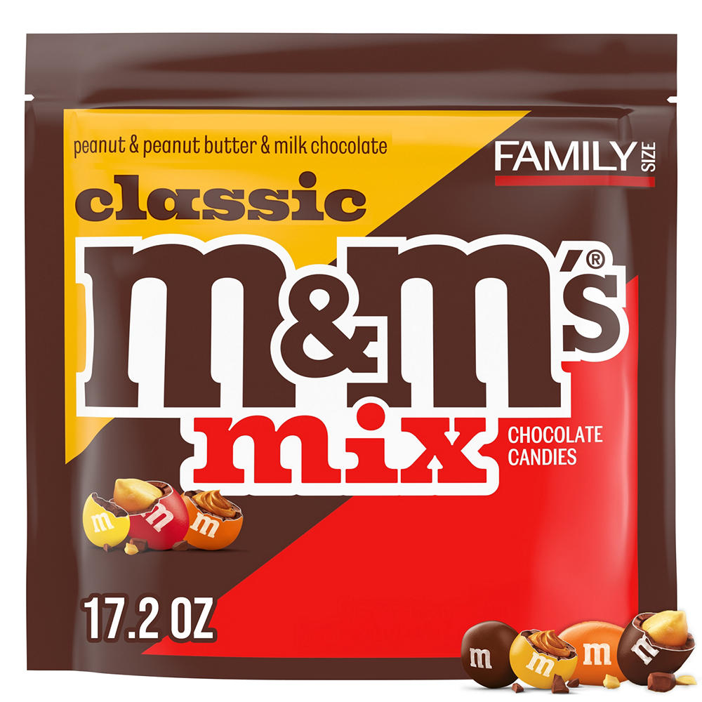 M&M'S Classic Mix Chocolate Candy Assortment - Family Size, 17.2 oz