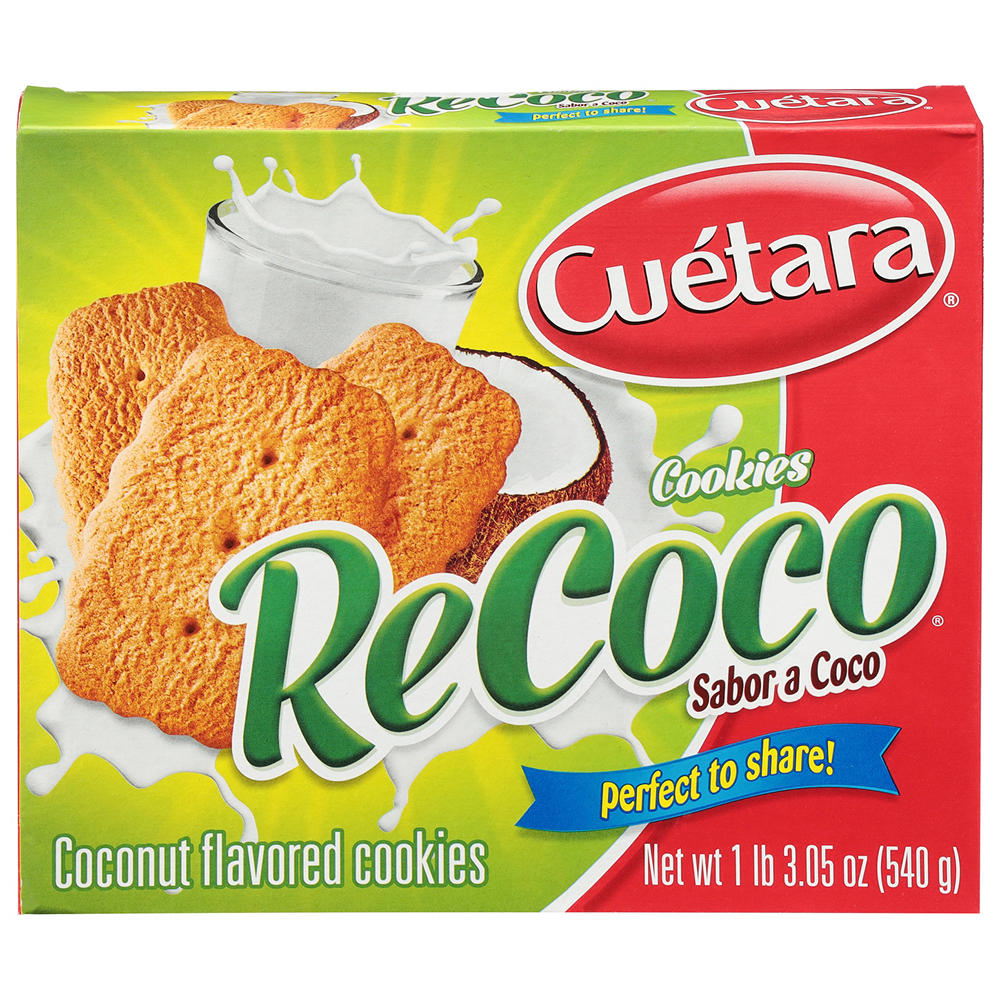 Cuetara ReCoco Coconut Cookies, 19.05 oz