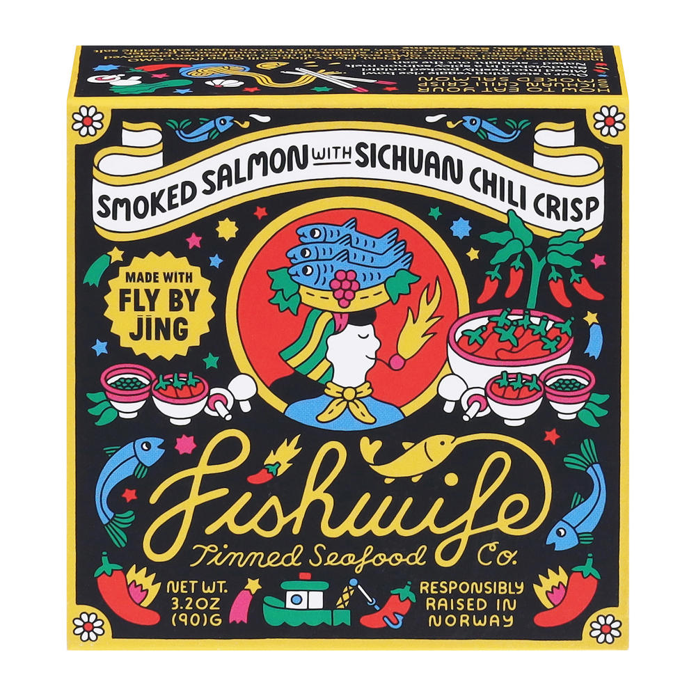 Fishwife Smoked Salmon Sichuan Chili Crisp, 3.2 oz