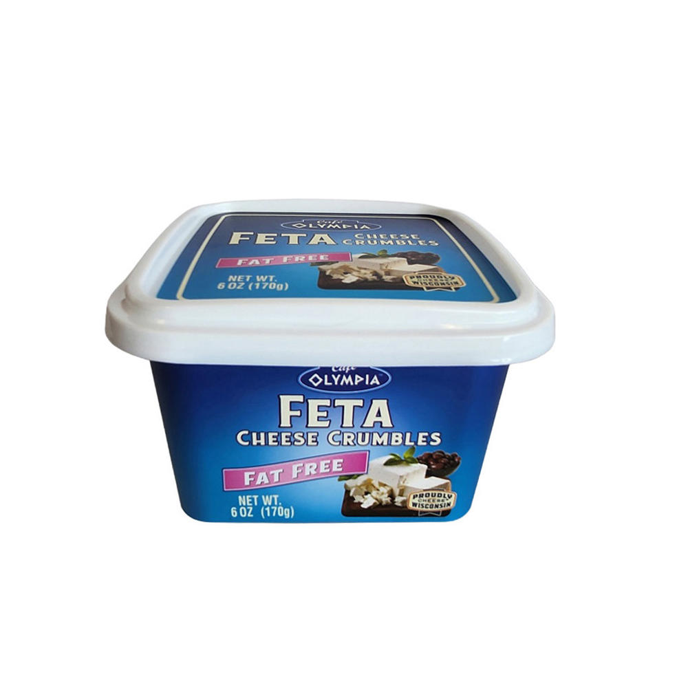 Cafe Olympia Fat Free Feta Cheese Crumbles, 6 oz
