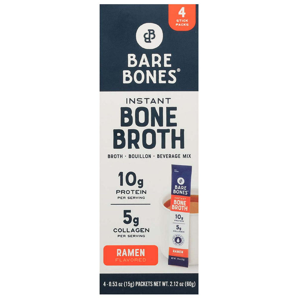 Bare Bones Instant Bone Broth Packets - Ramen, 4 ct