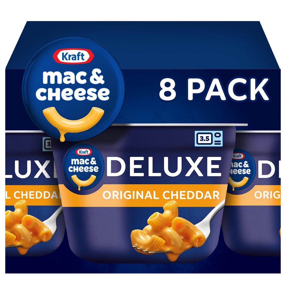 Kraft Deluxe Original Mac & Cheese Cups, 8 ct