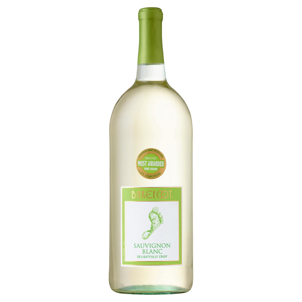Barefoot Sauvignon Blanc California White Wine, 1.5 L