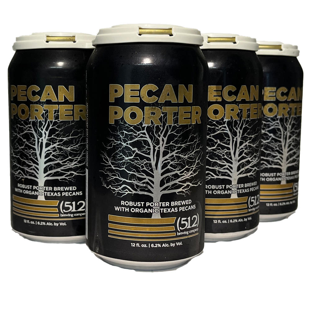 512 Brewing Pecan Porter Craft Beer 6 pk Cans, 12 oz