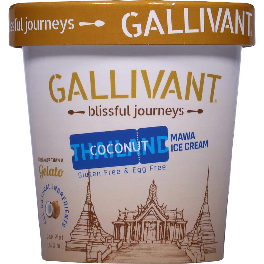 Gallivant Thai Mawa Ice Cream - Coconut, 1 pt