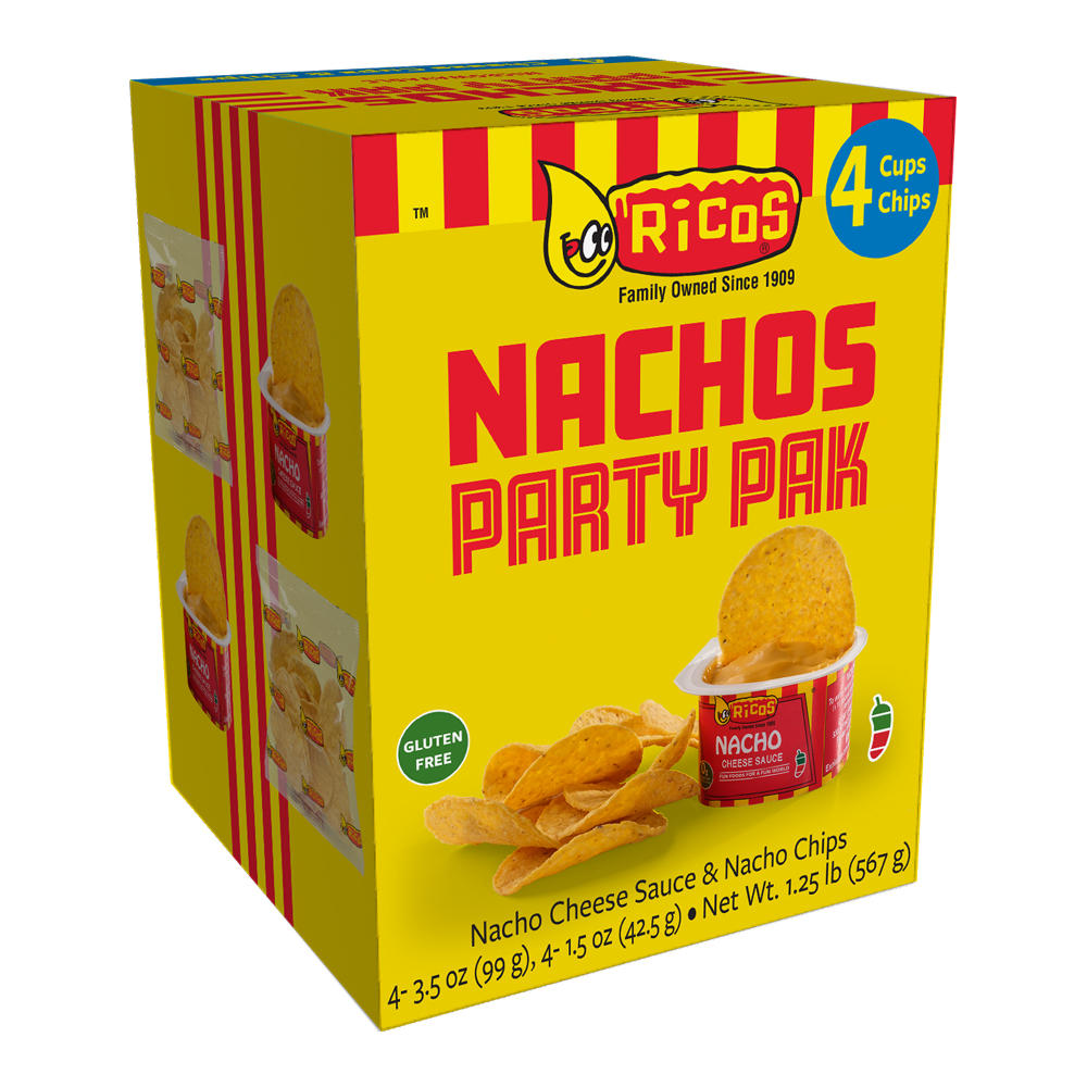 Ricos Nachos Party Pack, 4 ct