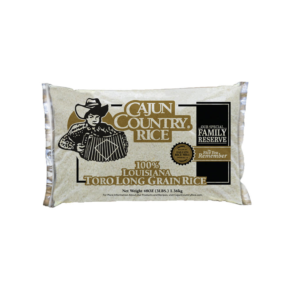 Cajun Country Louisiana Toro Long Grain Rice, 3 lbs
