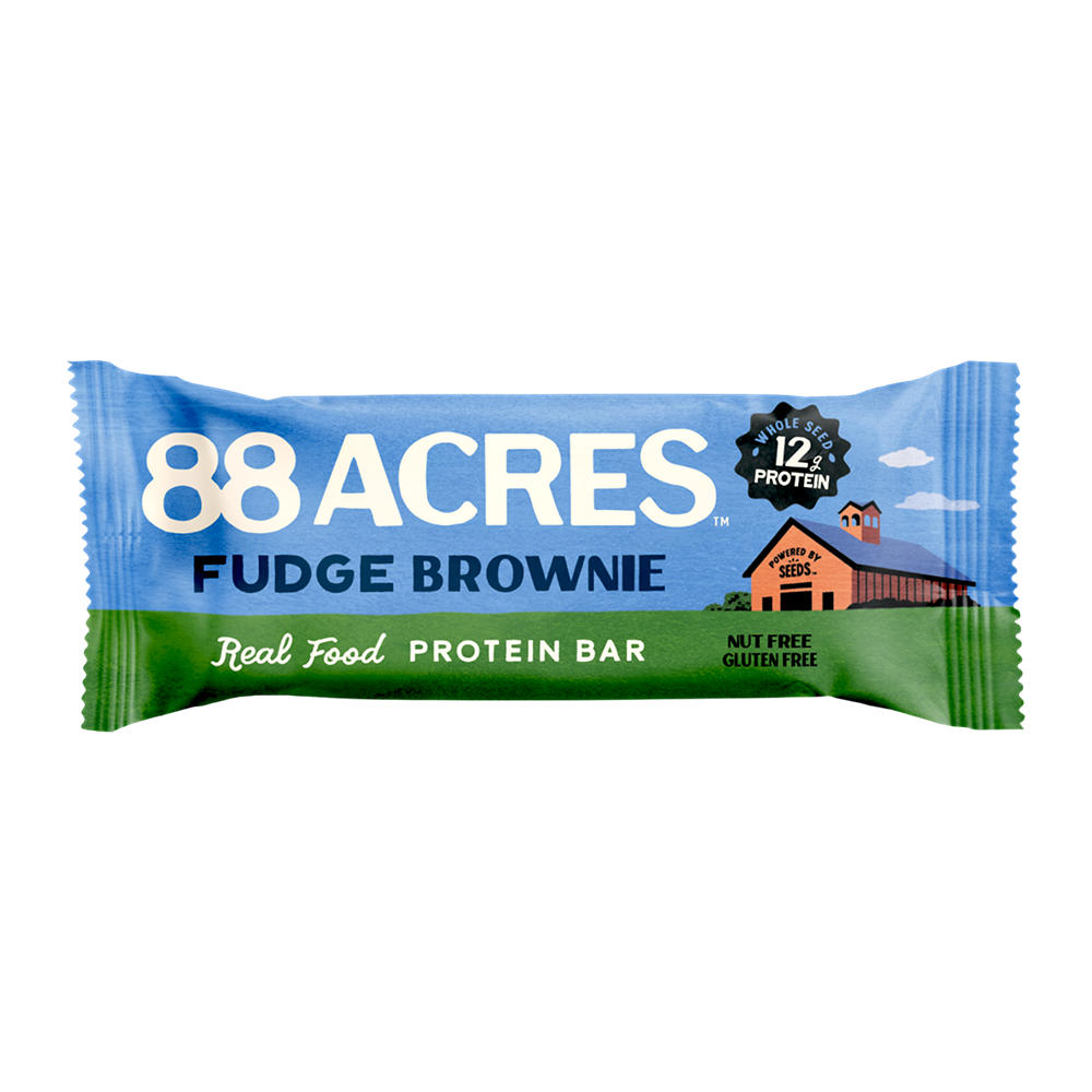 88 Acres Fudge Brownie Real Food Protein Bar, 1.9 oz