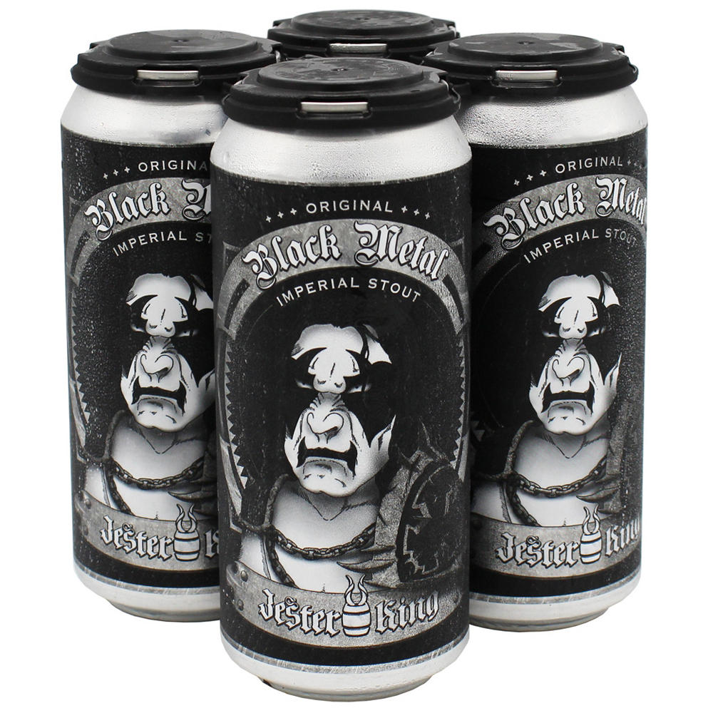Jester King Black Metal Imperial Stout Beer 4 pk Cans, 16 oz