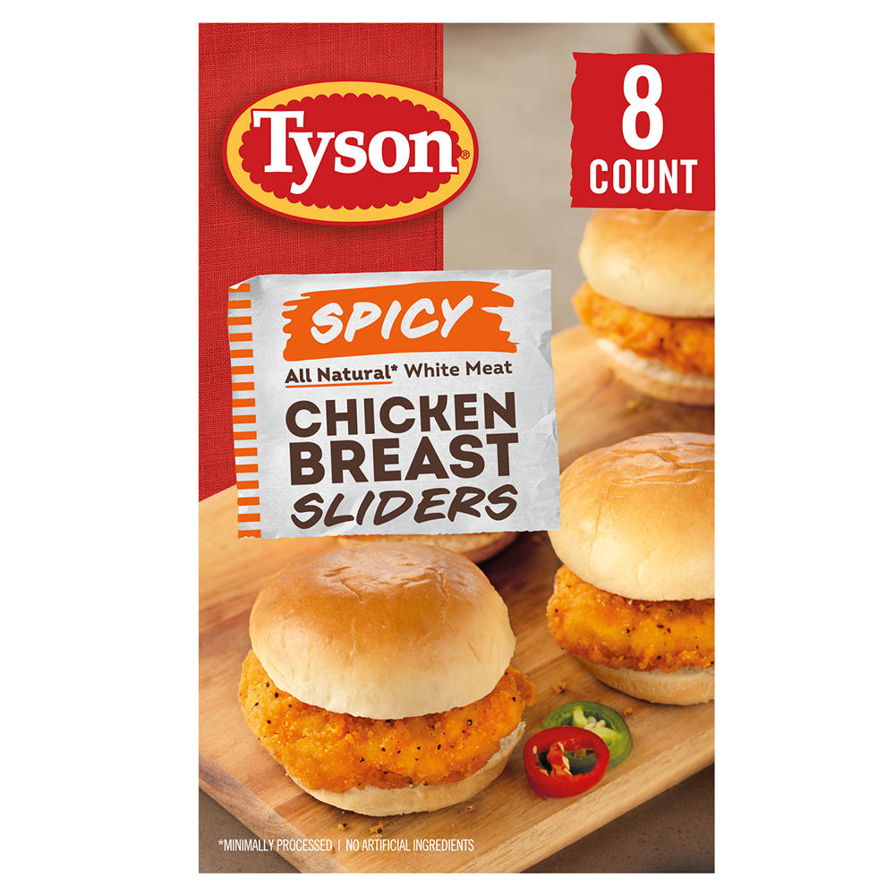 Tyson Frozen Spicy Chicken Breast Sliders, 8 ct