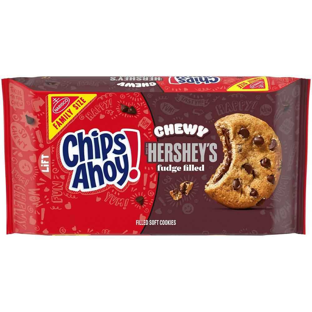 Chips Ahoy! Chewy Hershey's Fudge Filled Soft Cookies Family Size, 14.8 oz