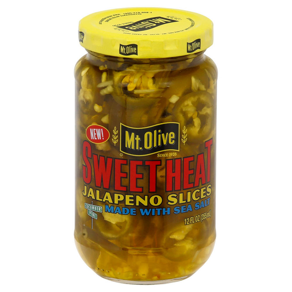Mt. Olive Sweet Heat Jalapeno Slices, 12 oz