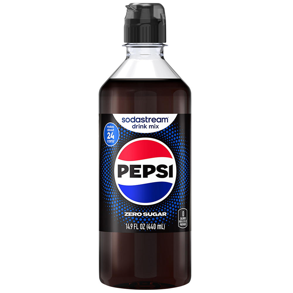 SodaStream Pepsi Zero Sugar Drink Mix, 14.9 oz