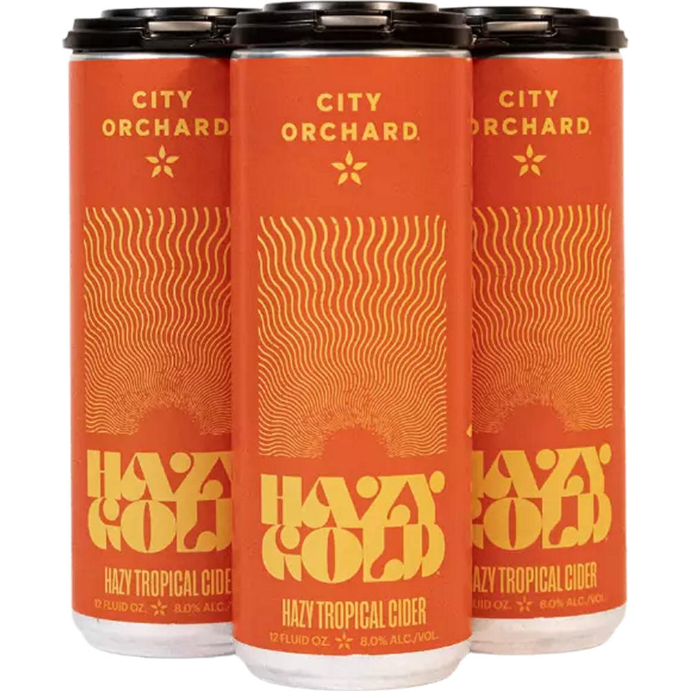 City Orchard Hazy Tropical Imperial Cider 4 pk Cans, 12 oz