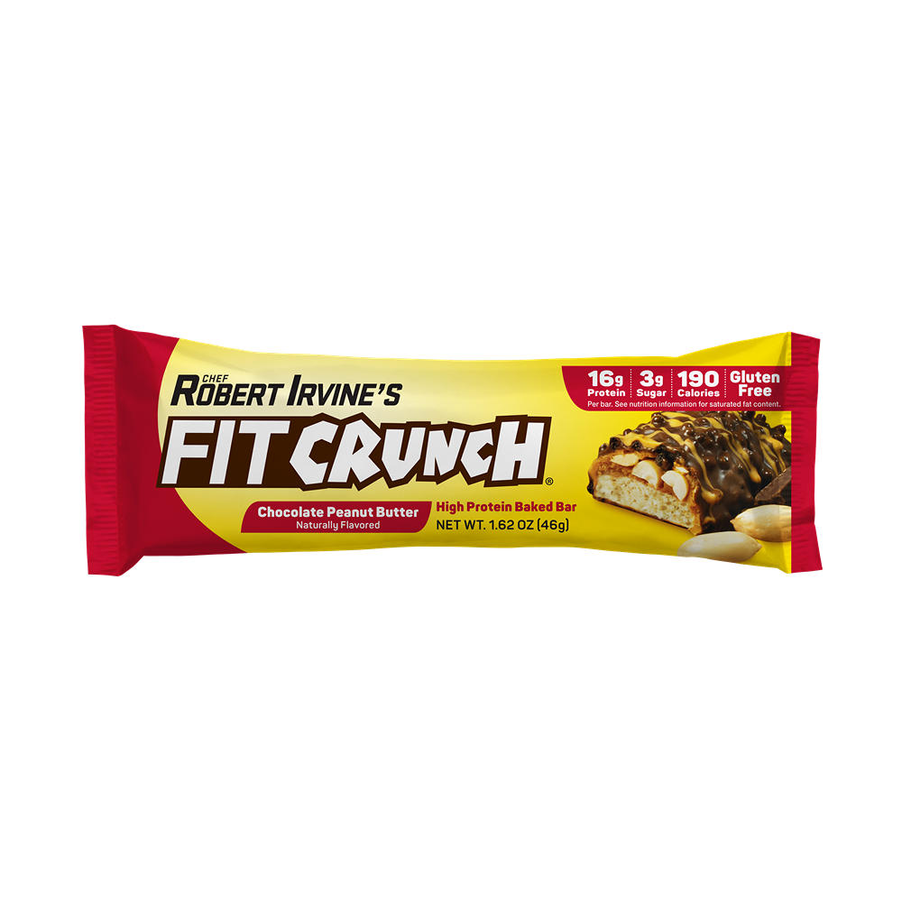 Fit Crunch 16g Protein Baked Bar - Chocolate Peanut Butter, 1.62 oz