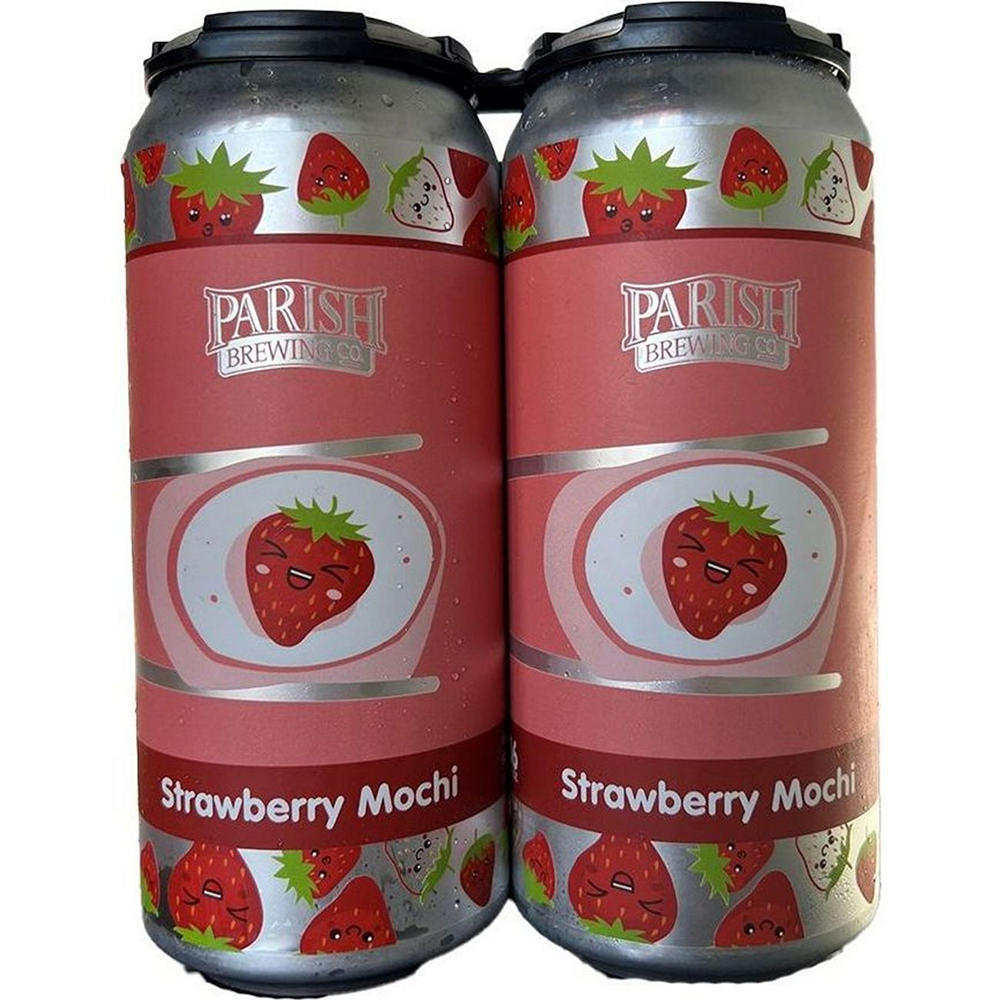 Parish Brewing Strawberry Mochi Beer 4 pk Cans, 16 oz
