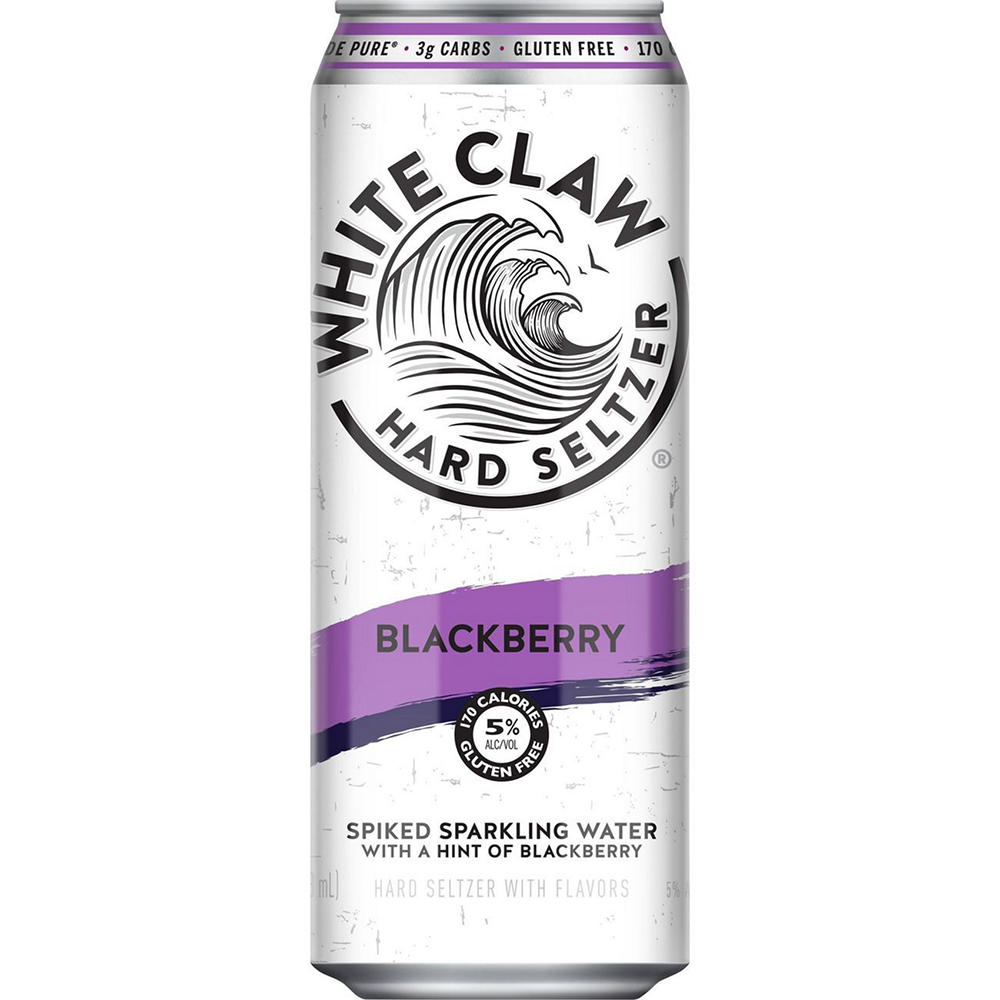 White Claw Blackberry Hard Zeltzer Can, 19.2 oz