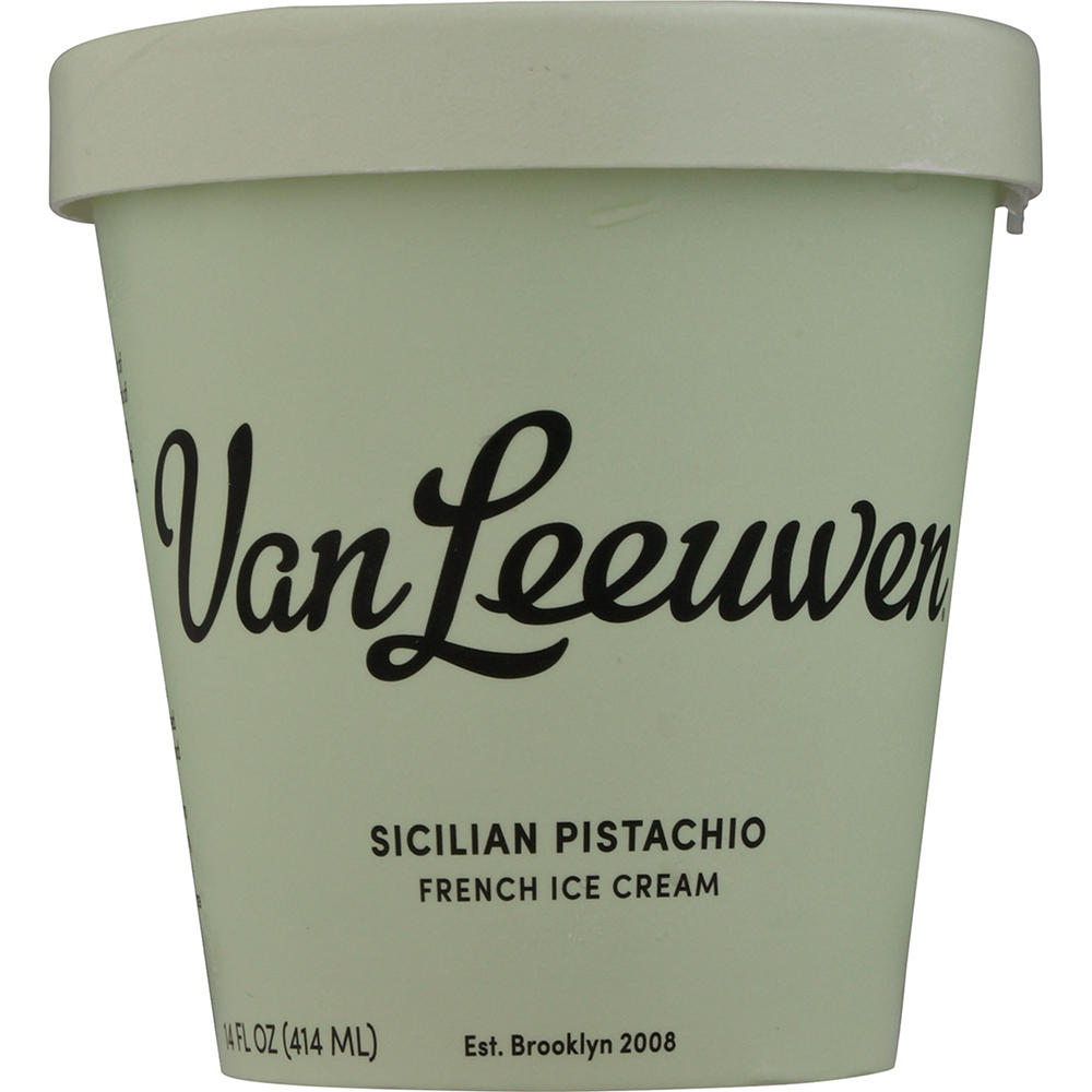 Van Leeuwen Sicilian Pistachio French Ice Cream, 14 oz