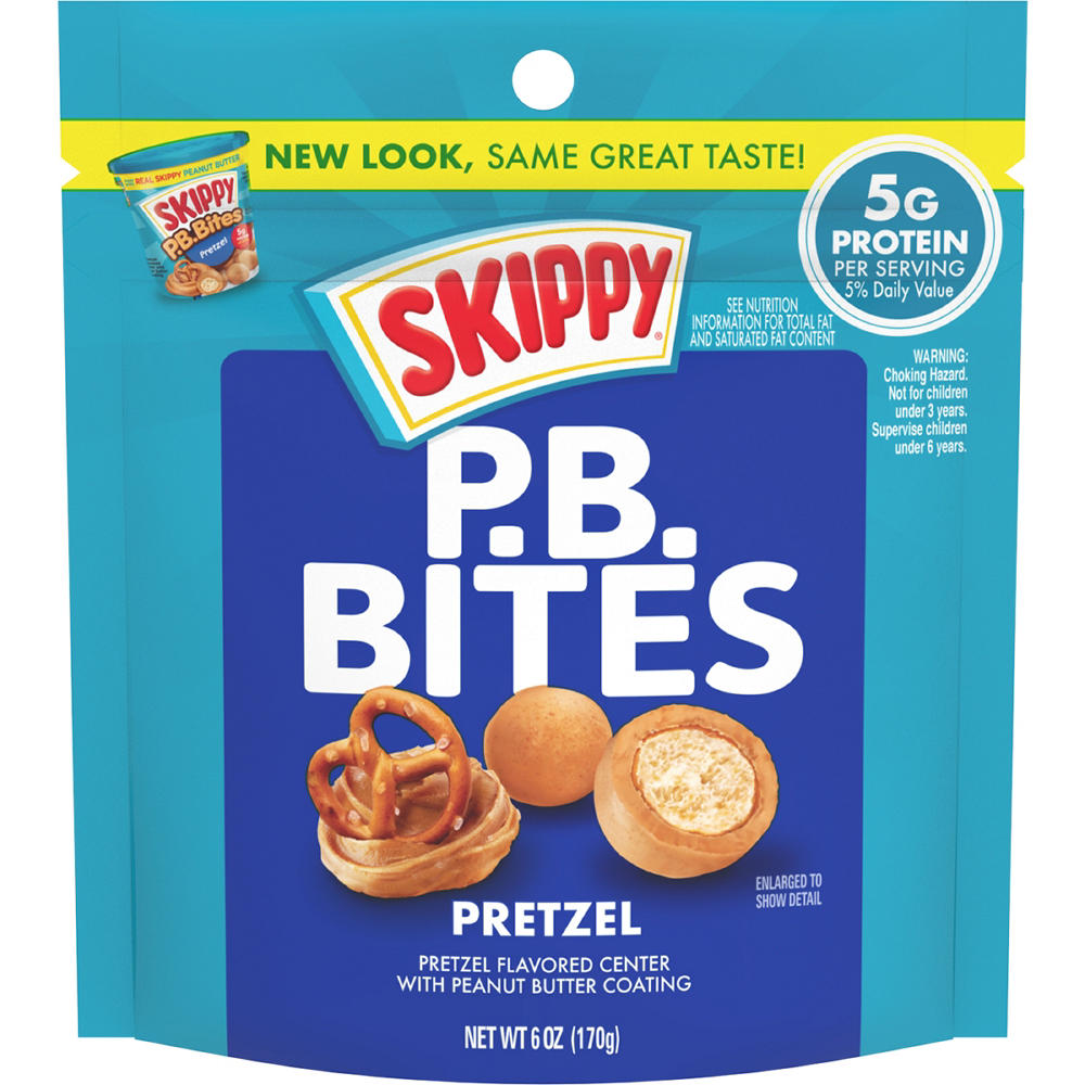Skippy Peanut Butter Pretzel Bites Pouch, 6 oz