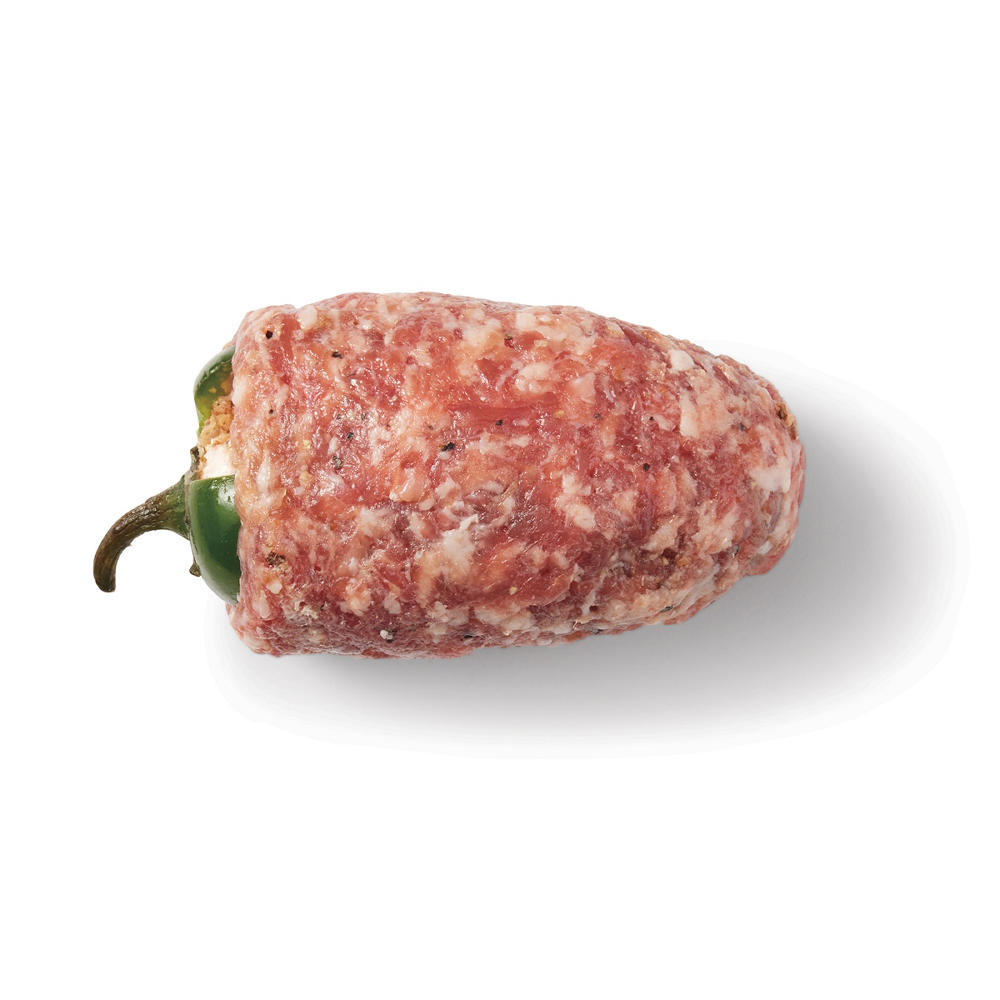 H-E-B Meat Market Texas Torpedo - Pork Sausage Encrusted Brisket Cream Cheese Stuffed Jalapeño, 5.2 oz