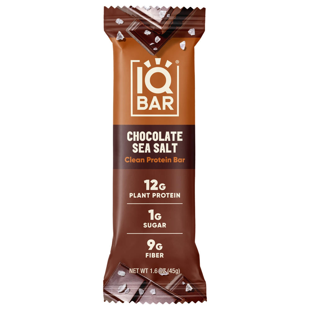 IQBar 12g Plant Protein Bar - Chocolate Sea Salt, 1.6 oz
