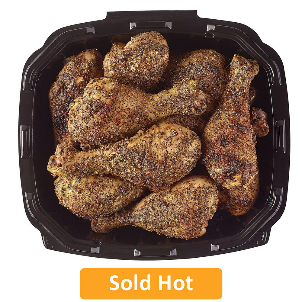 Meal Simple by H-E-B Chicken Drumsticks - Lemon Pepper - Texas-Size Pack (Sold Hot), Avg. 3.0 lbs