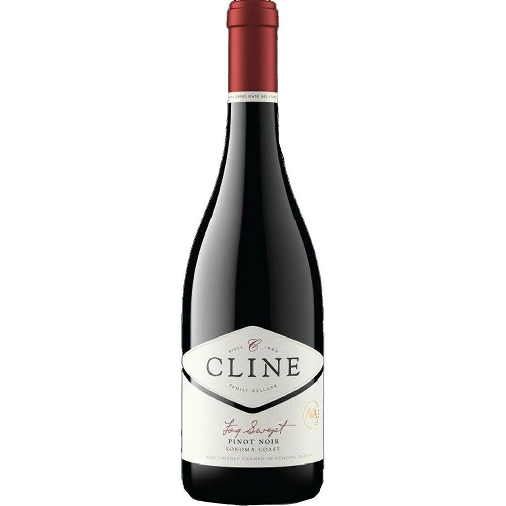 Cline Fog Swept Pinot Noir California Red Wine, 750 mL