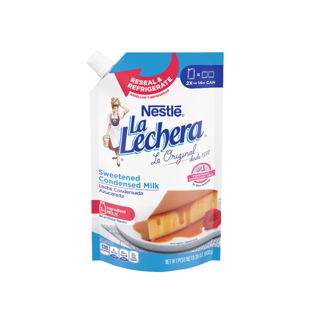 Nestle La Lechera Sweetened Condensed Milk Pouch, 28 oz