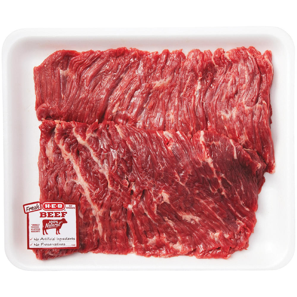 H-E-B Beef Sirloin for Fajitas – Value Pack, Avg. 1.8 lbs