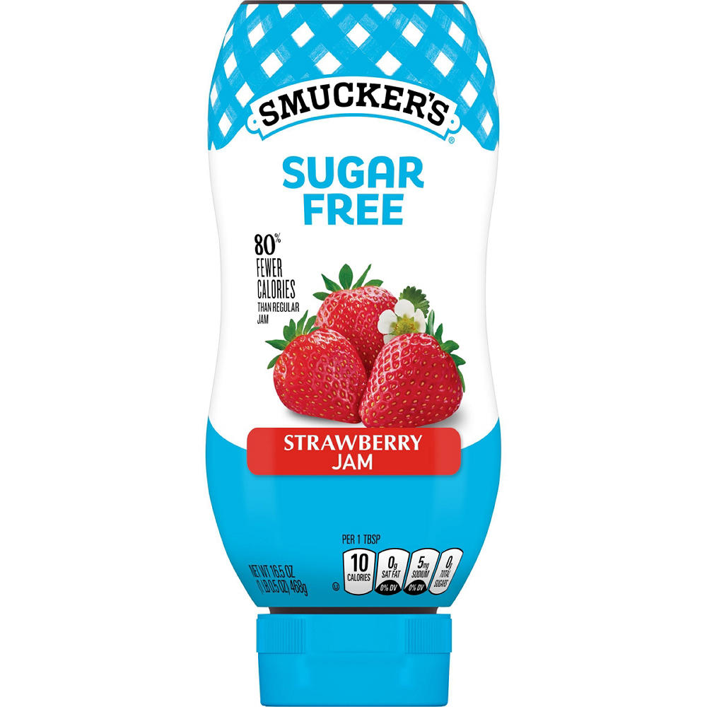 Smucker's Squeeze Sugar Free Seedless Strawberry Jam, 16.5 oz