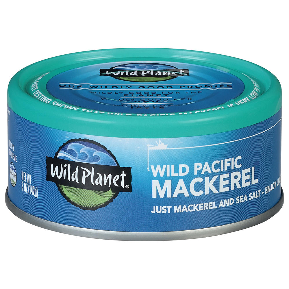 Wild Planet Wild Pacific Mackerel, 5 oz