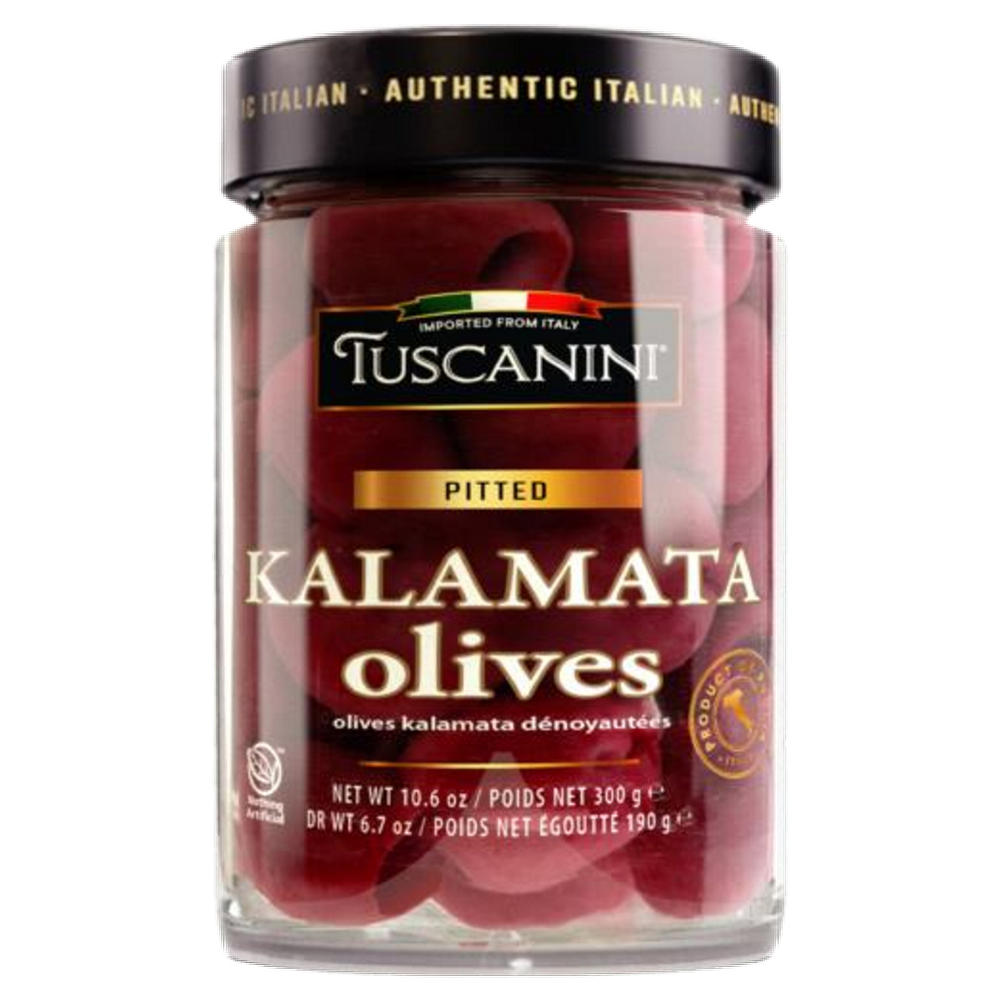 Tuscanini Kosher Pitted Kalamata Olives, 10.6 oz